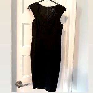NWOT Boutique black bodycon dress